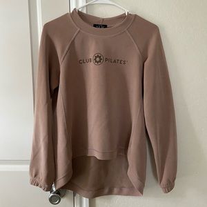Light brown Club Pilates yoga top